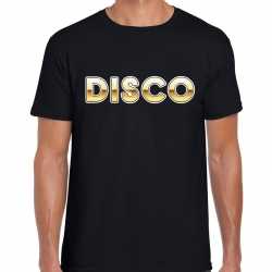 Disco tekst t shirt / outfit zwart kleding mannen