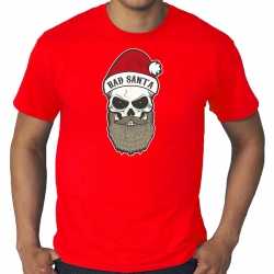 Grote maten bad santa fout shirt / outfit rood kleding mannen