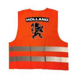 Holland fan hesje zwarte leeuw ek / wk supporter outfit kleding volwassenen
