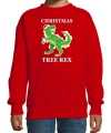Christmas tree rex sweater outfit rood kinderen