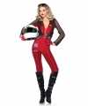Formule 1 pitstop poes dames carnavalsoutfit