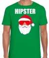 Fout shirt outfit hipster santa groen mannen