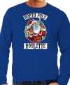 Foute trui outfit northpole roulette blauw mannen