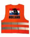 Holland vlag leeuw oranje veiligheidshesje ek wk supporter outfit volwassenen