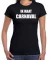 Ik haat carnaval verkleed t shirt outfit zwart dames