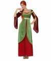 Middeleeuwse jonkvrouw prinses verkleed carnavalsoutfit dames