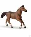 Plastic bruin arabieren paard 15 5 cm