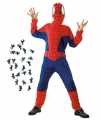 Spinnenheld carnavalsoutfit maat l spinnetjes kinderen