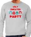 Ugly sweater party foute trui outfit grijs mannen