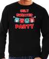 Ugly sweater party foute trui outfit zwart mannen