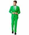 Verkleedkleding mannen carnavalsoutfit groen
