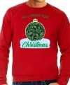 Wiet bal sweater outfit all i want for christmas rood mannen